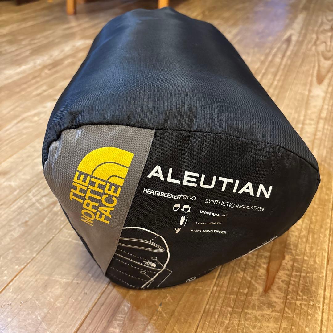 THE NORTH FACE 寝袋 ALEUTIANオレンジ/グレー　ロング