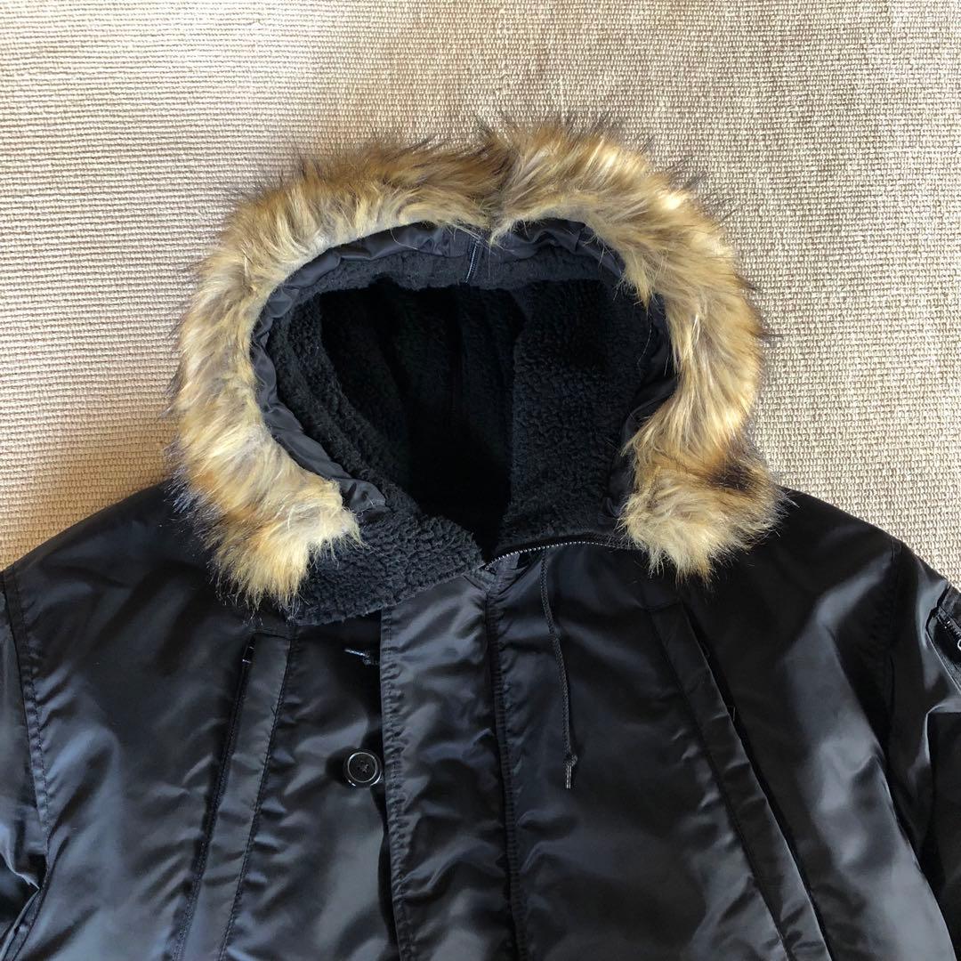 BEAMS ビームス N-2B フライトジャケット ブラック 黒 プリマロフト