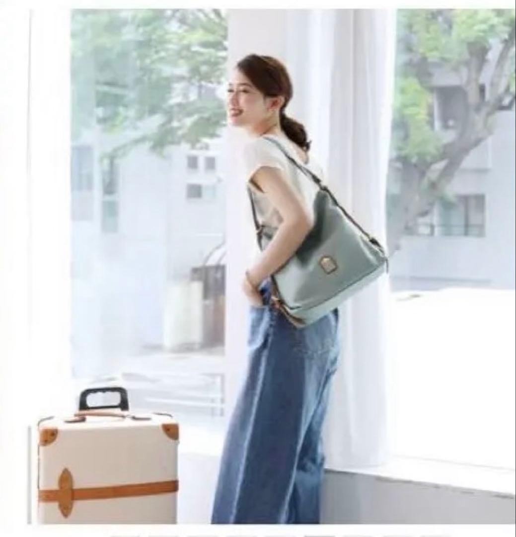 ［お値下げ］Her Scheduleイタリアンレザー&撥水ナイロンリュック