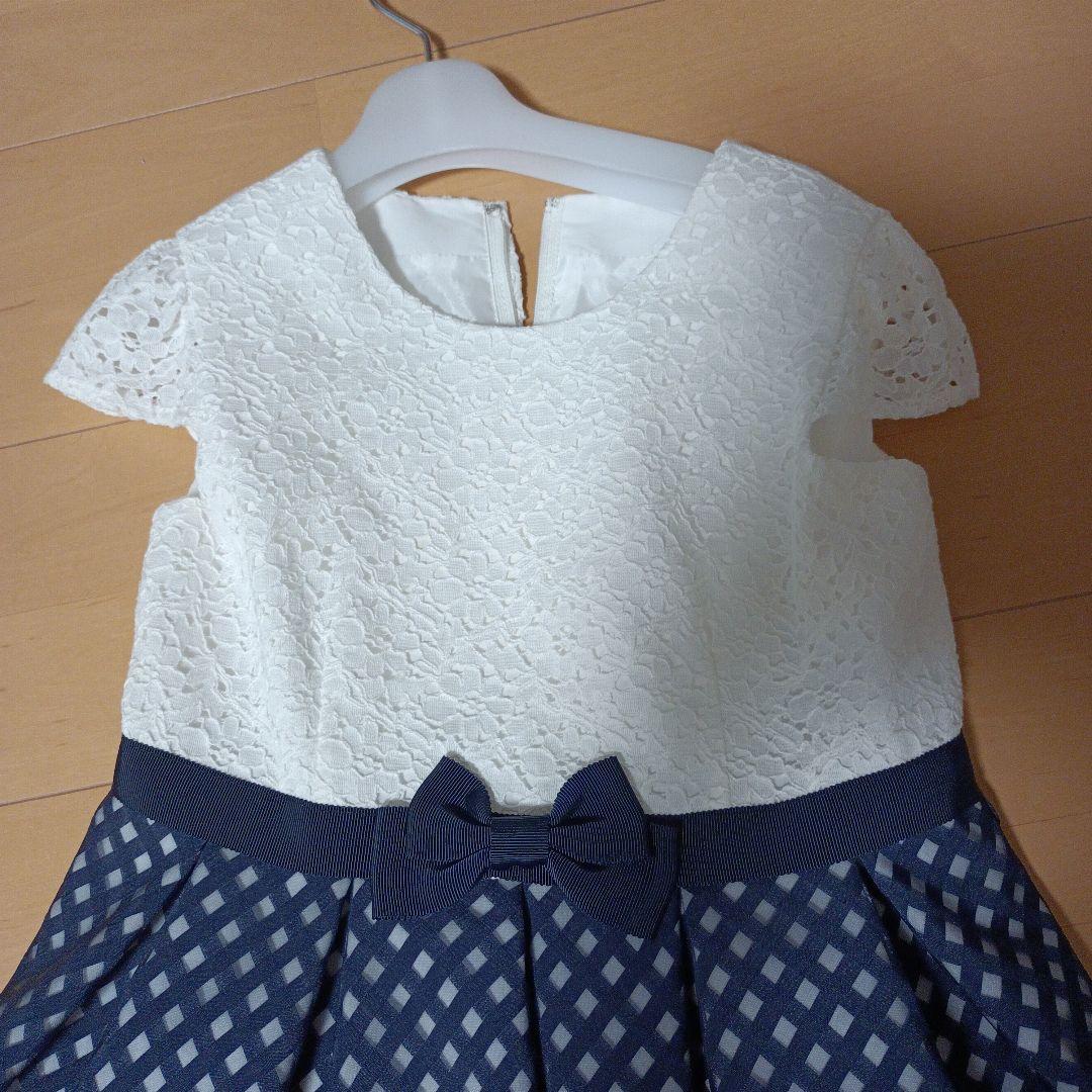 ２４時間以内発送ビームス フォーマル ワンピース 女の子 130 入学 卒園