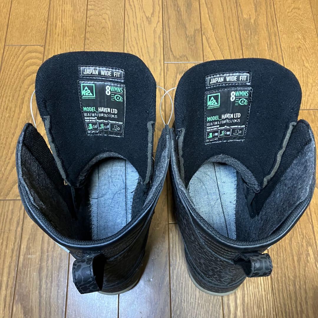 美品!!　K2　スノーボードブーツ　HAVEN LTD BOA　25cm