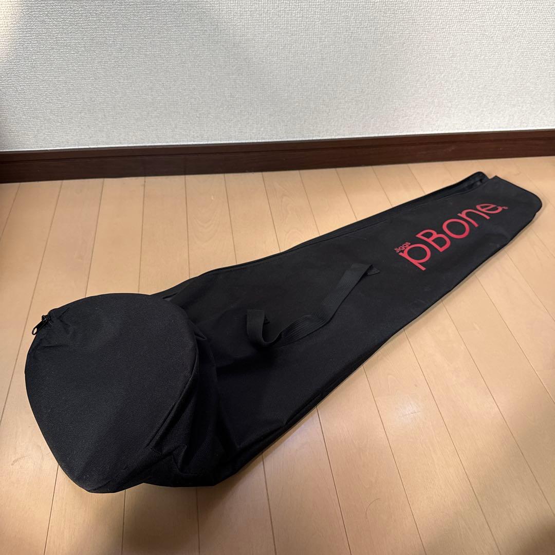 pBone 青 トロンボーン ケース付き
