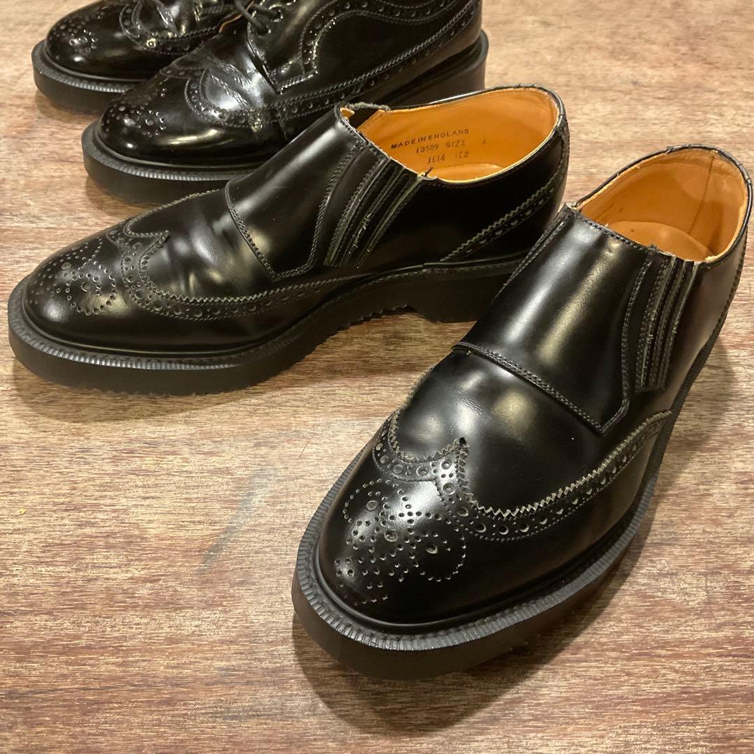 美品！2足セット！ジョージコックス ウイングチップ サイドゴア レースアップ