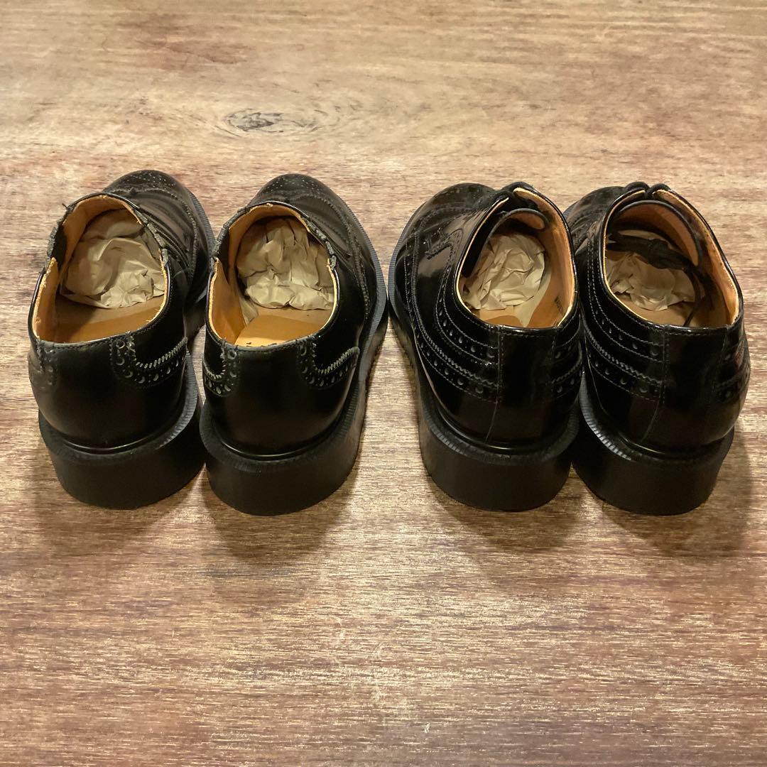 美品！2足セット！ジョージコックス ウイングチップ サイドゴア レースアップ