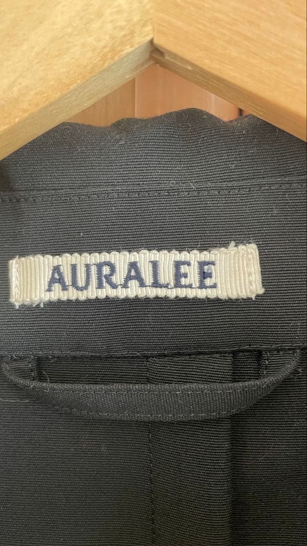 【auralee】wool max soutien coller coat