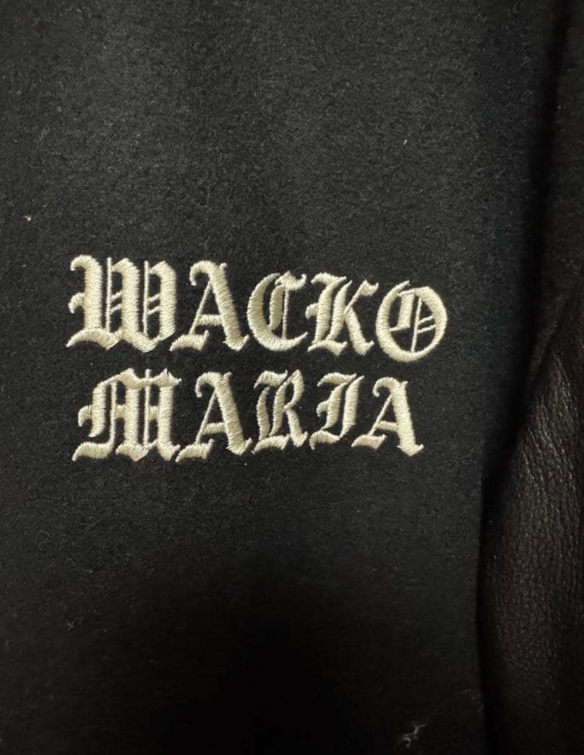 断捨離整理  WACKO Leather Varsity Jacket