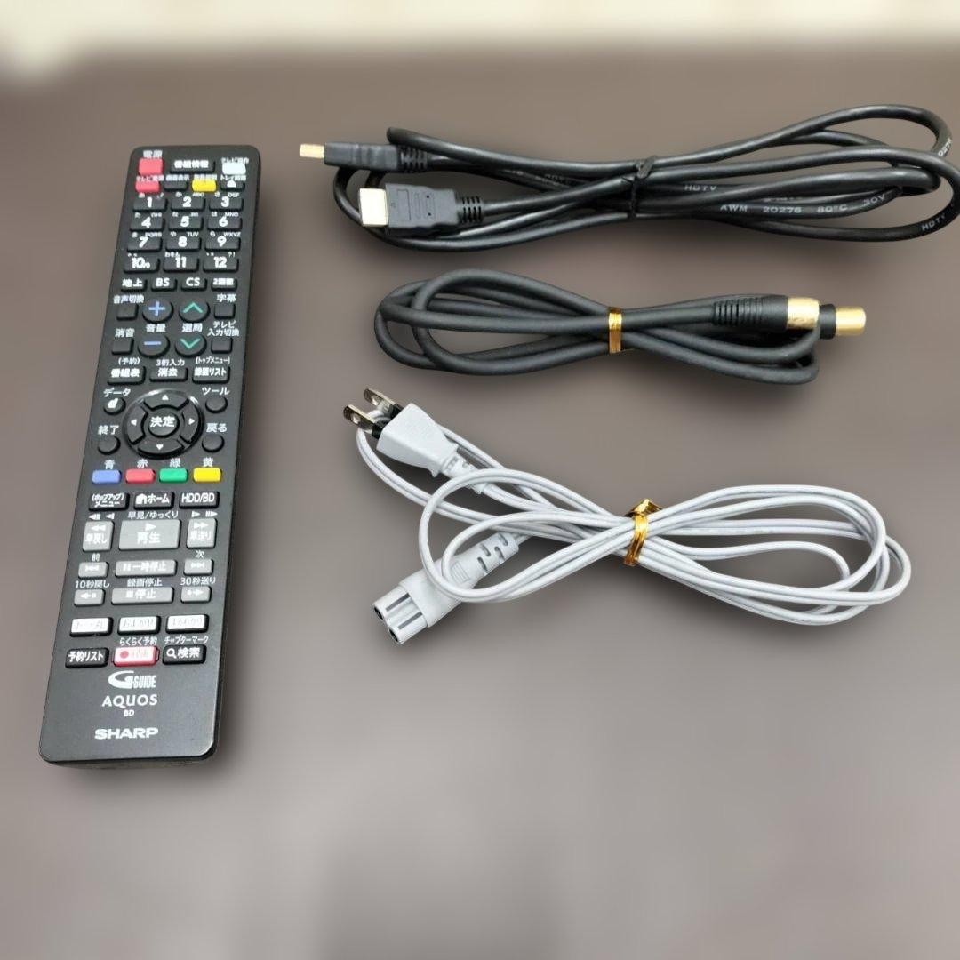 SHARP ブルーレイレコーダー AQUOS 1TB 2023年製 - メルカリ