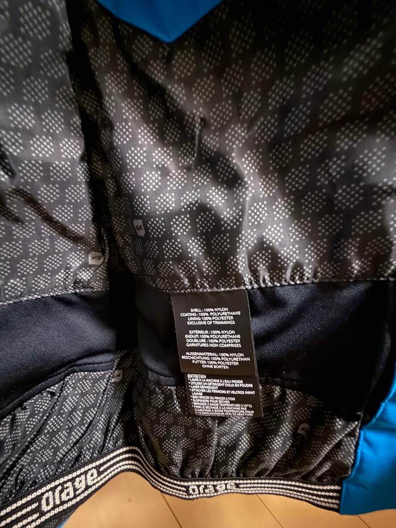 ORAGE オラージュ skiウェア Sサイズ 170㎝ ブルー 美品 - メルカリ