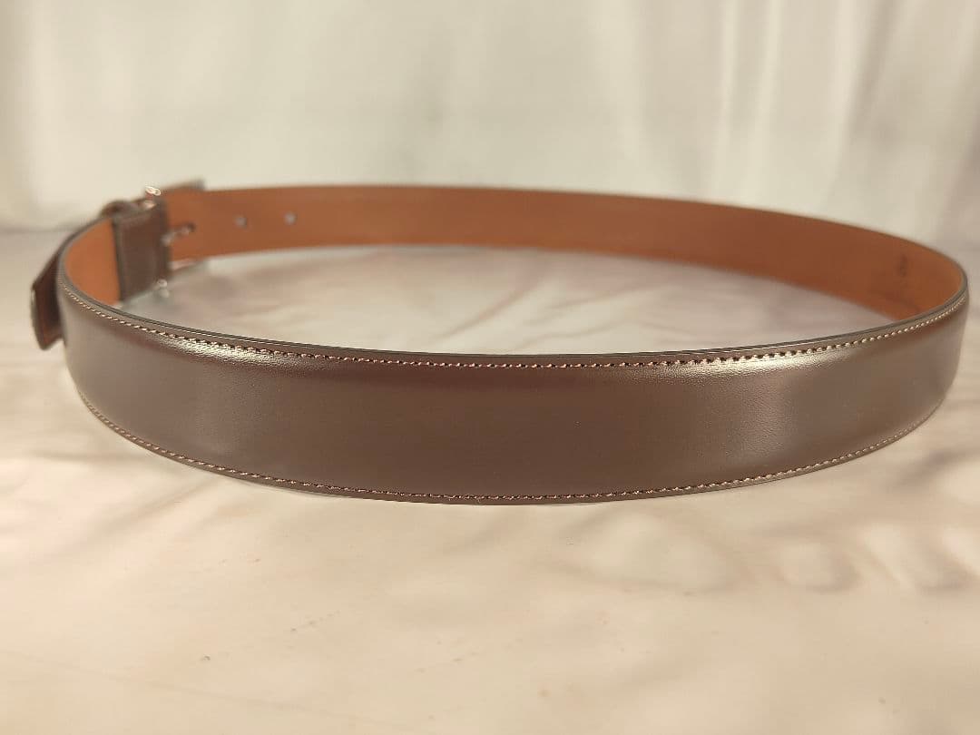 【極美品】ブルックスブラザーズ　高級イタリアンレザーベルト 正規品　イタリア製