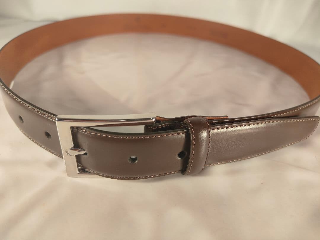 【極美品】ブルックスブラザーズ　高級イタリアンレザーベルト 正規品　イタリア製