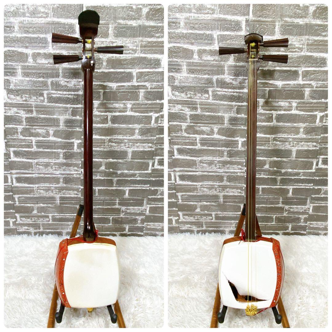 津軽三味線 太棹 東さわり　紅木　ハードケース付