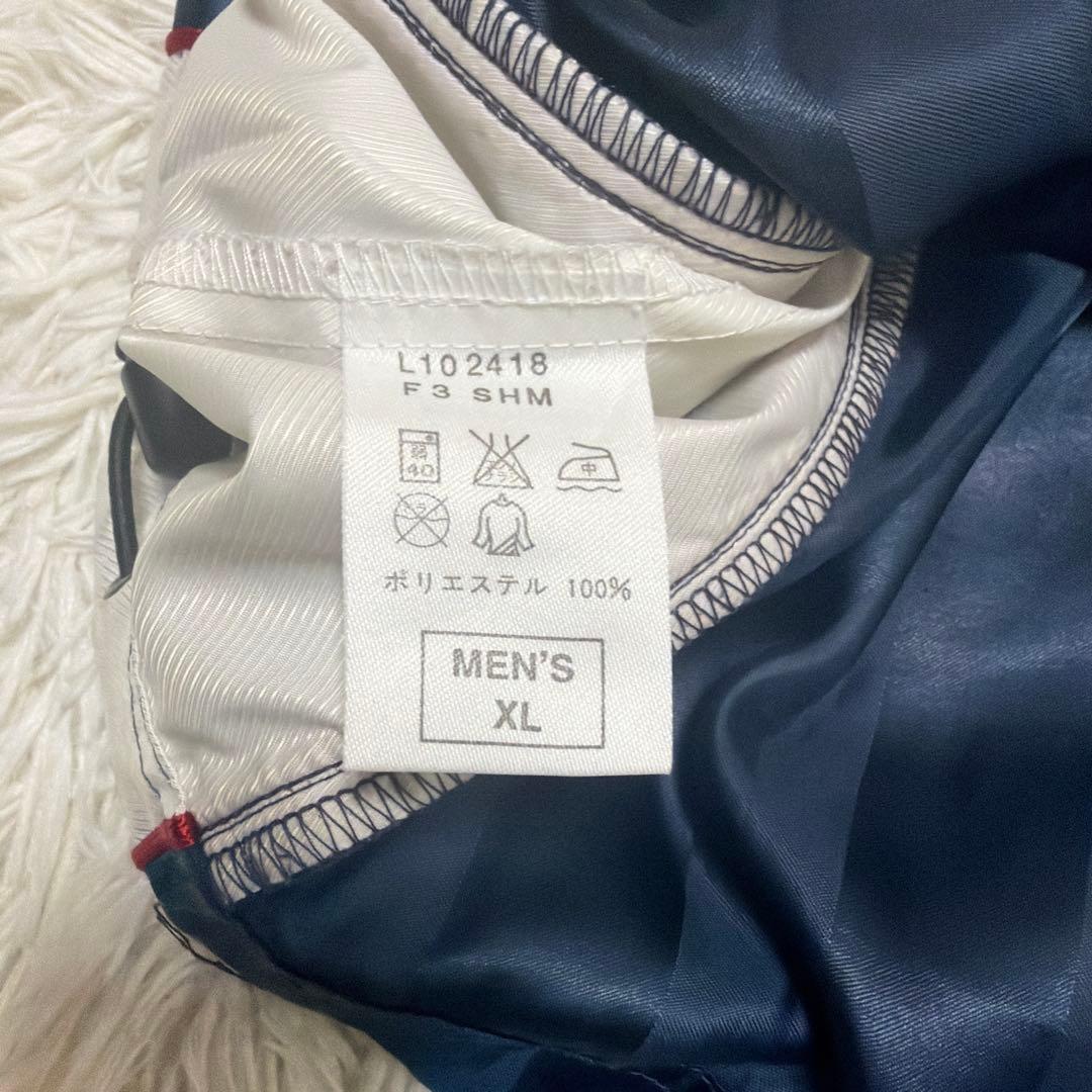 NIKEナイキ　ナイロン　セットアップ　ネイビー　メンズXL ウィンブレ　ピステ