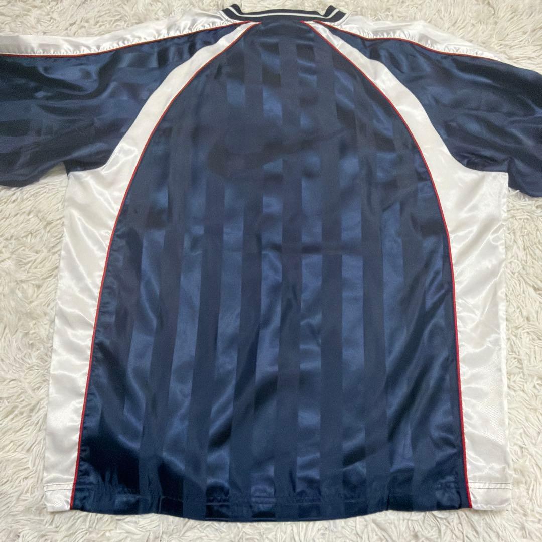 NIKEナイキ　ナイロン　セットアップ　ネイビー　メンズXL ウィンブレ　ピステ