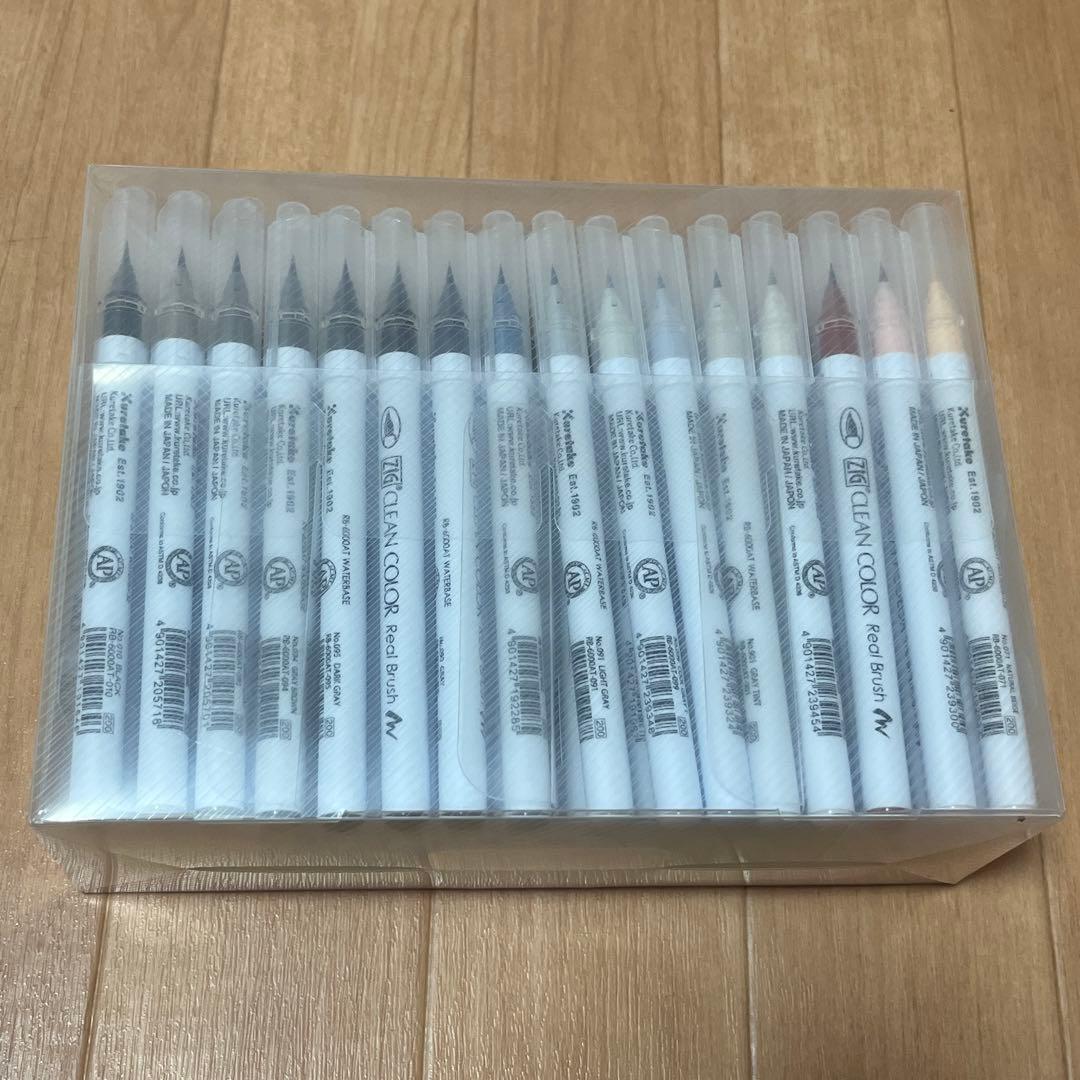 【新品】呉竹 ZIG クリーンカラーリアルブラッシュ 80色