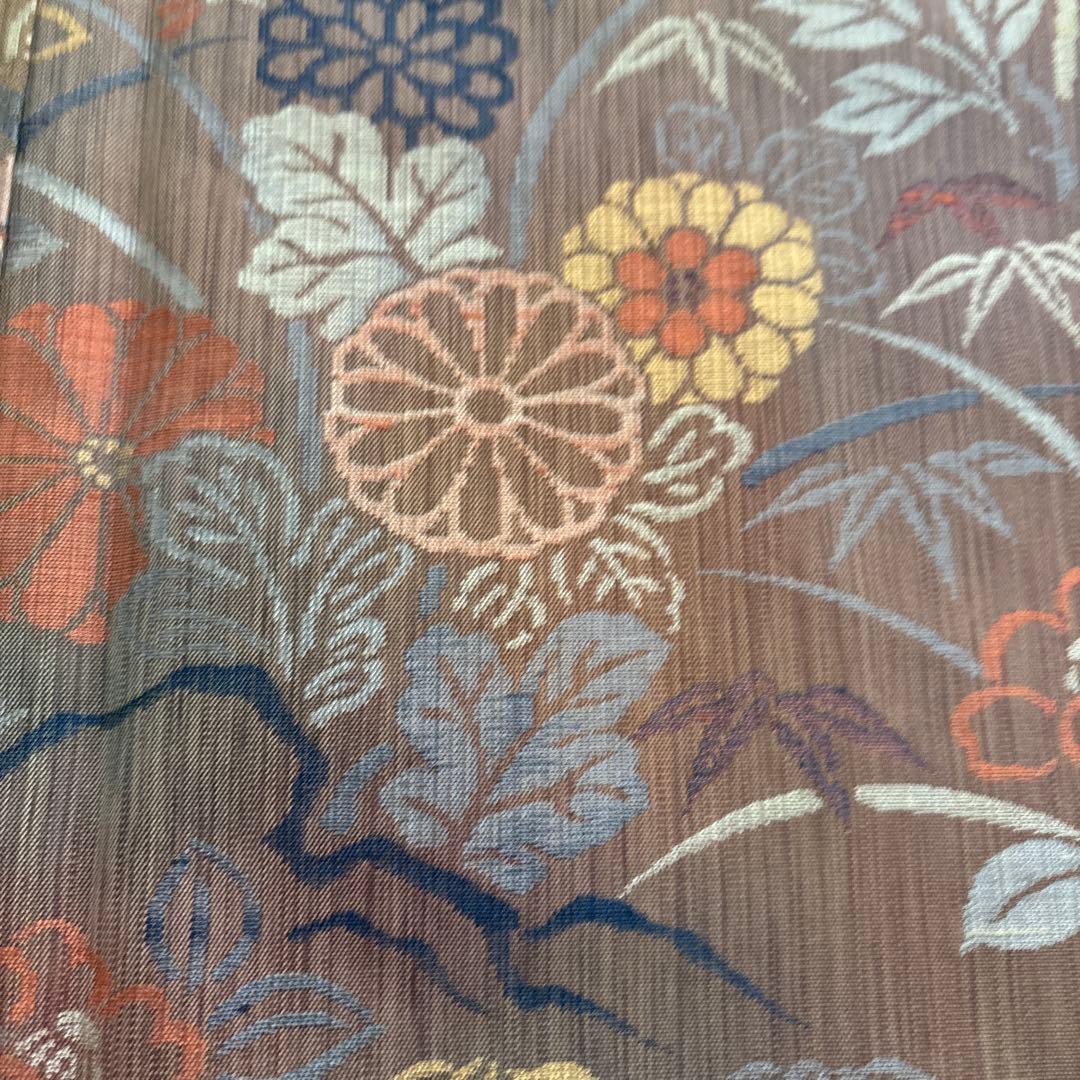 ねこねこ55様 AK-4748 絵羽紬 菱屋六右衛門 光沢ある紬 - メルカリ