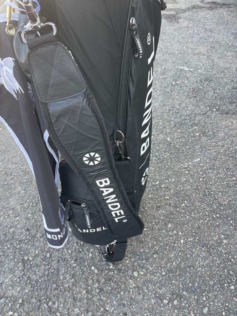 BANDEL 折りたたみ式ラケットバッグ 黒