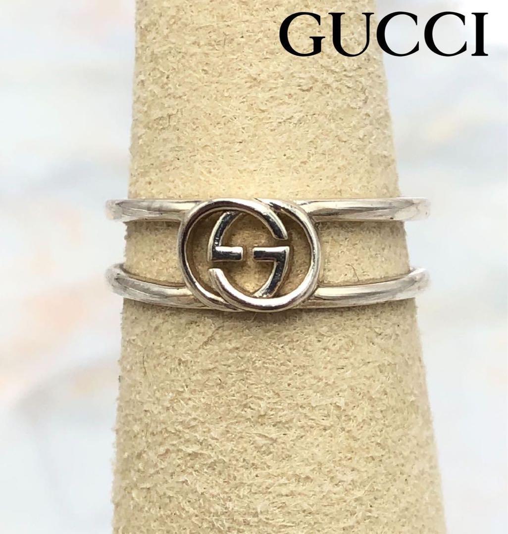 Gucci ダブルGロゴ シルバーリング