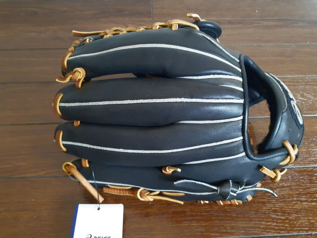 asics軟式オールラウンド用　 ブラック/ライトブラウン