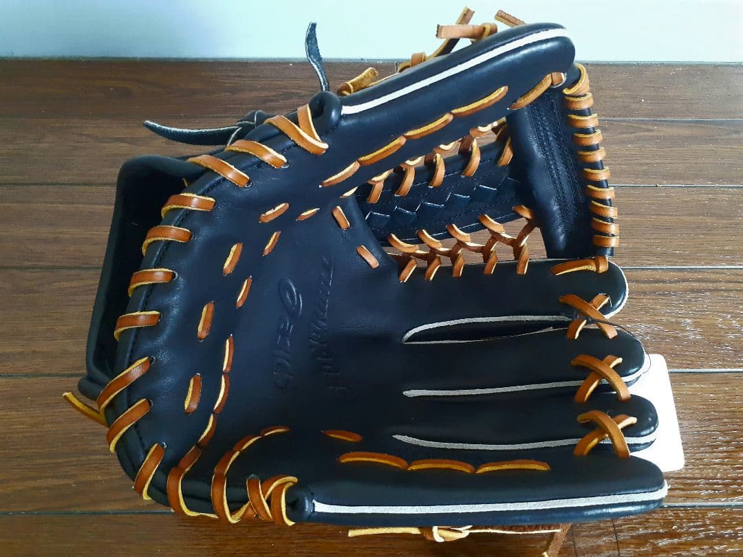 asics軟式オールラウンド用　 ブラック/ライトブラウン