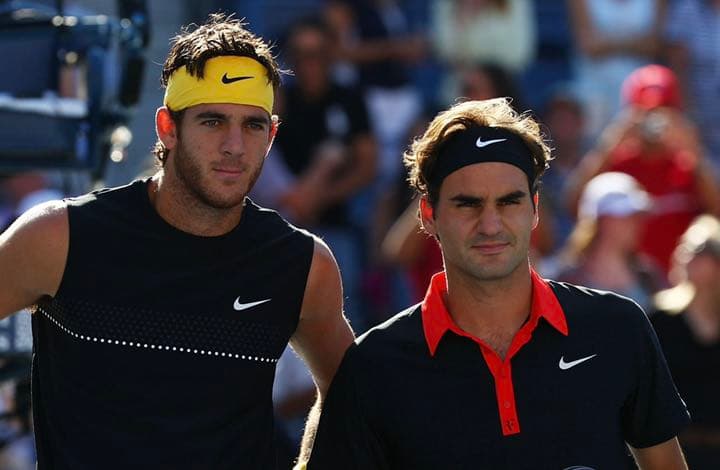 【海外仕様モデル ！】フェデラー ナイキ 2009年 USオープン ポロシャツ