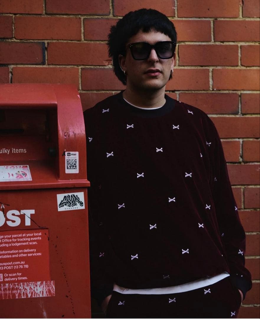 wtaps SMOCK クロスボーン ベルベット スモック ベロア 23aw 黒