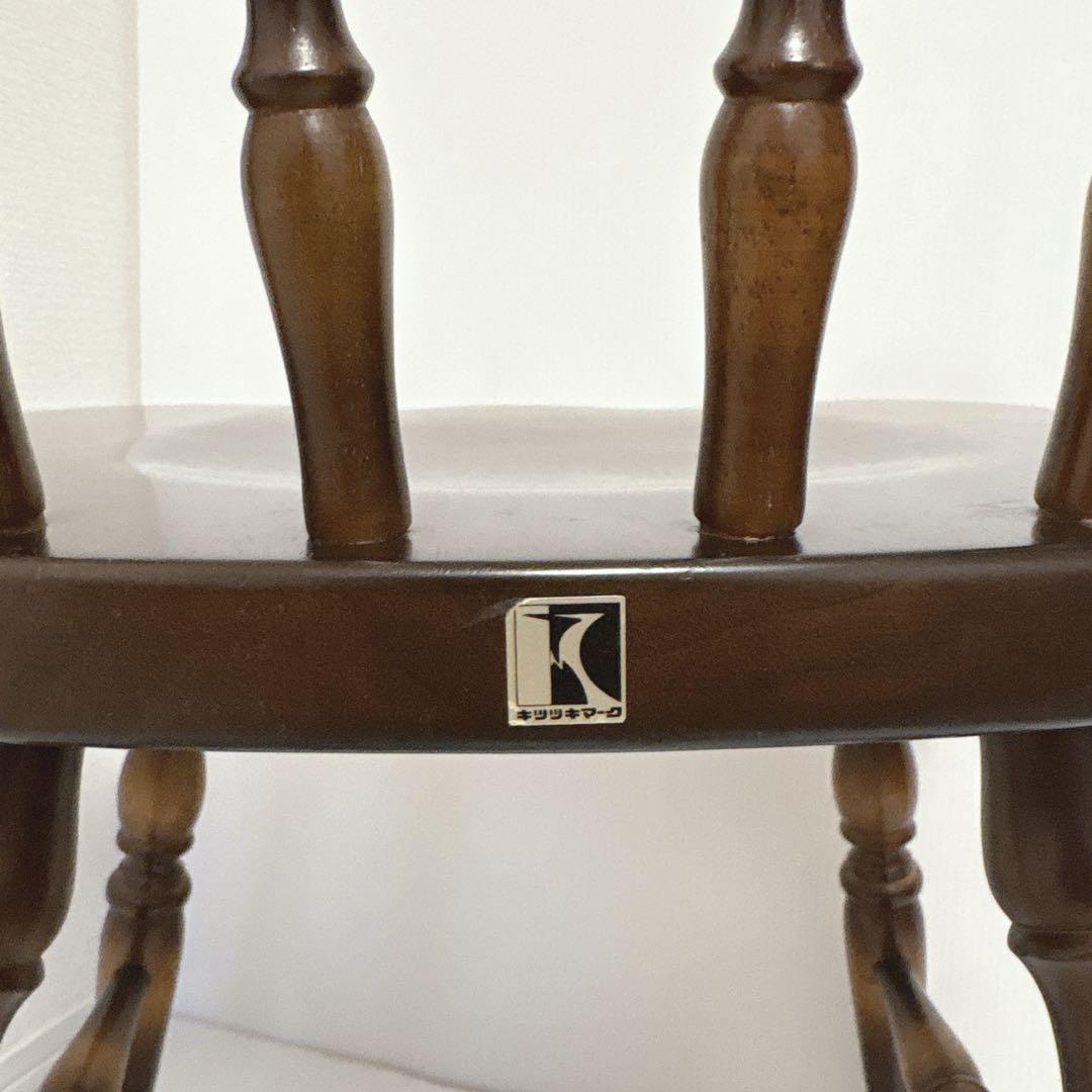 飛騨産業 キツツキマーク ウィンザーチェア アンティーク HIDA レトロ