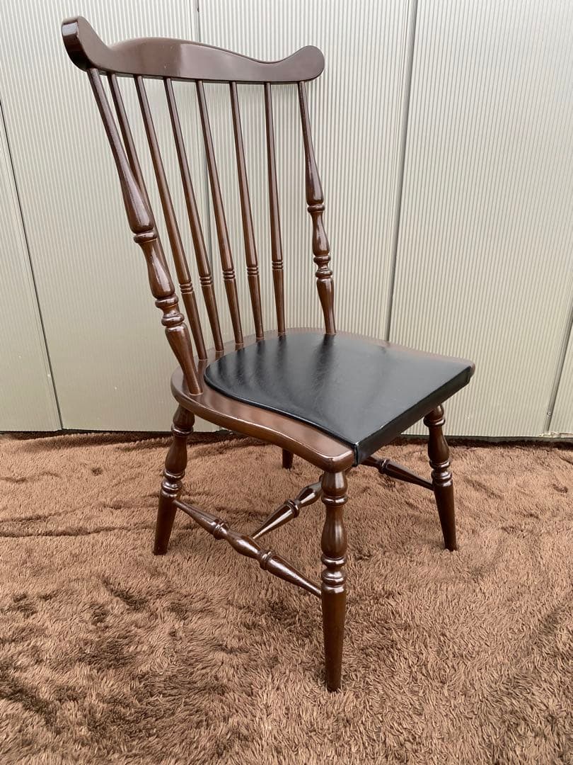 専用①アイエフ家具木製椅子 ウインザーチェア ダイニングチェア ビンテージ　1脚