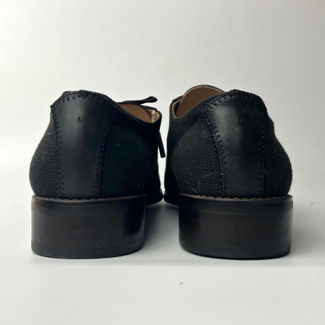 【良品】ジャンポールゴルチエ　オックスフォード　レースアップシューズ　黒　23