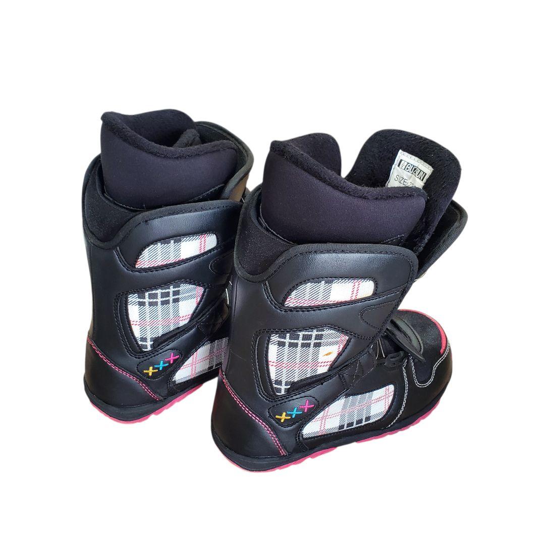 【美品】スノーボードブーツ 女性用 23.0 ブラック/ピンク