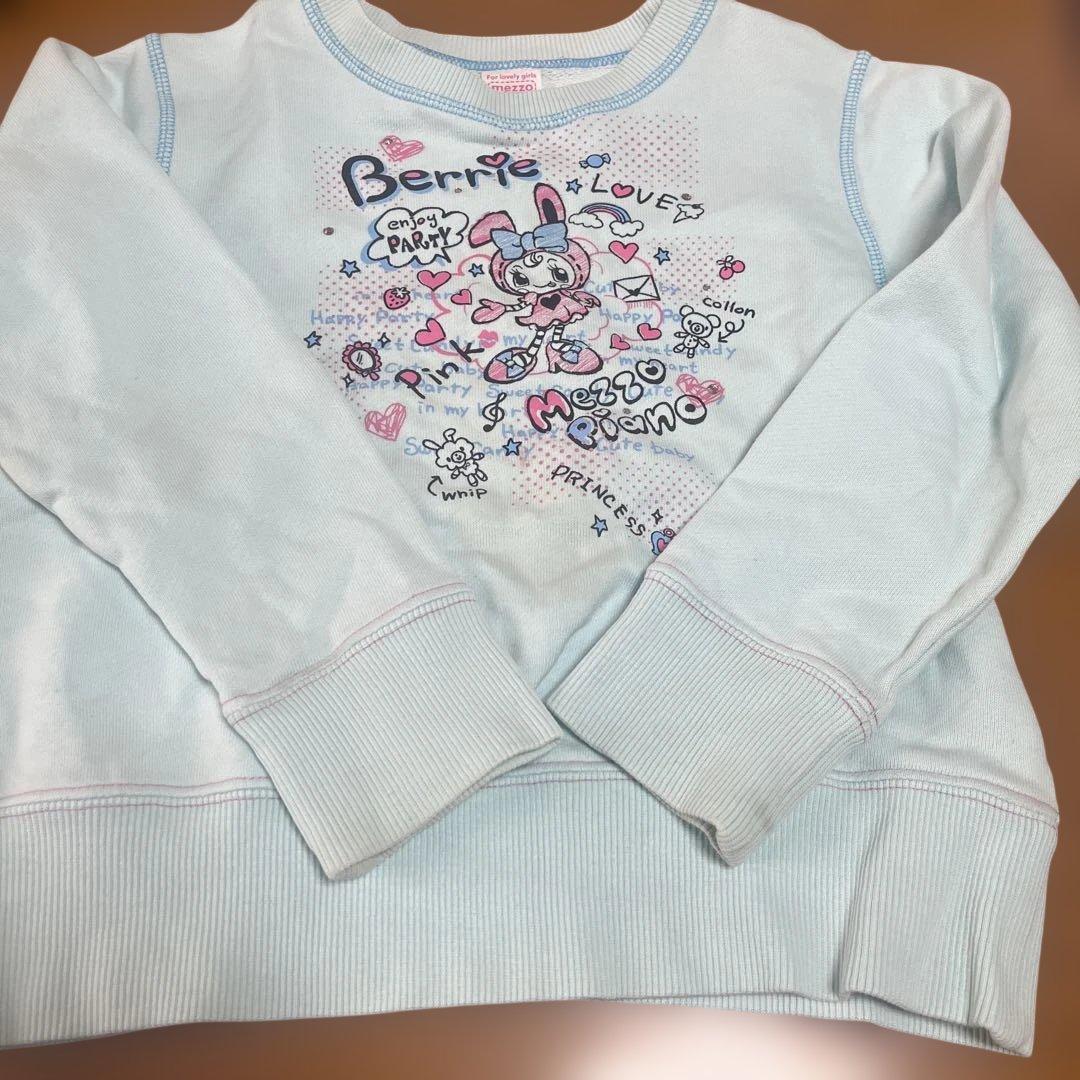 レア 120 メゾピアノ mezzo piano トレーナー ベリエ ミミポポ - メルカリ