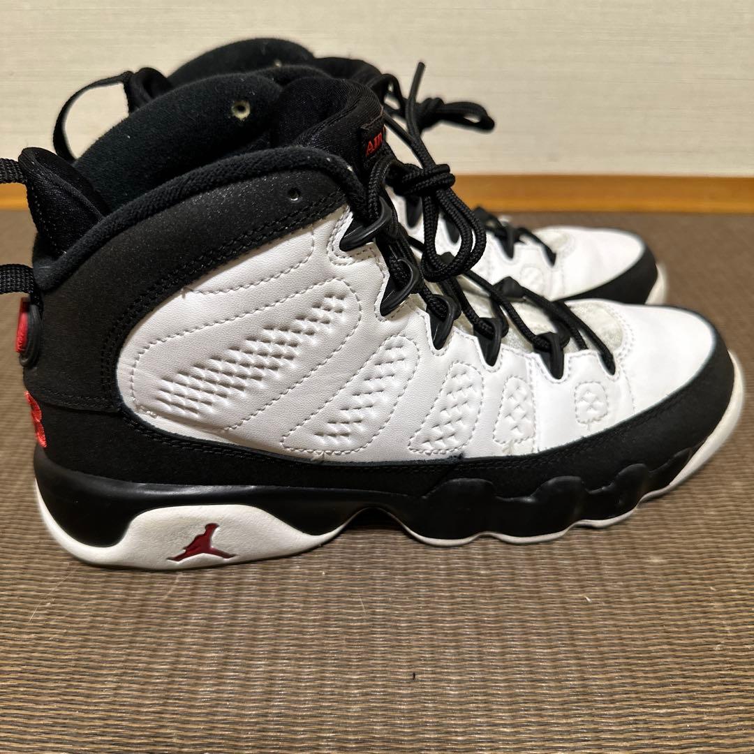 NIKE AIR JORDAN 9 エアジョーダン9 白黒 スニーカー - メルカリ