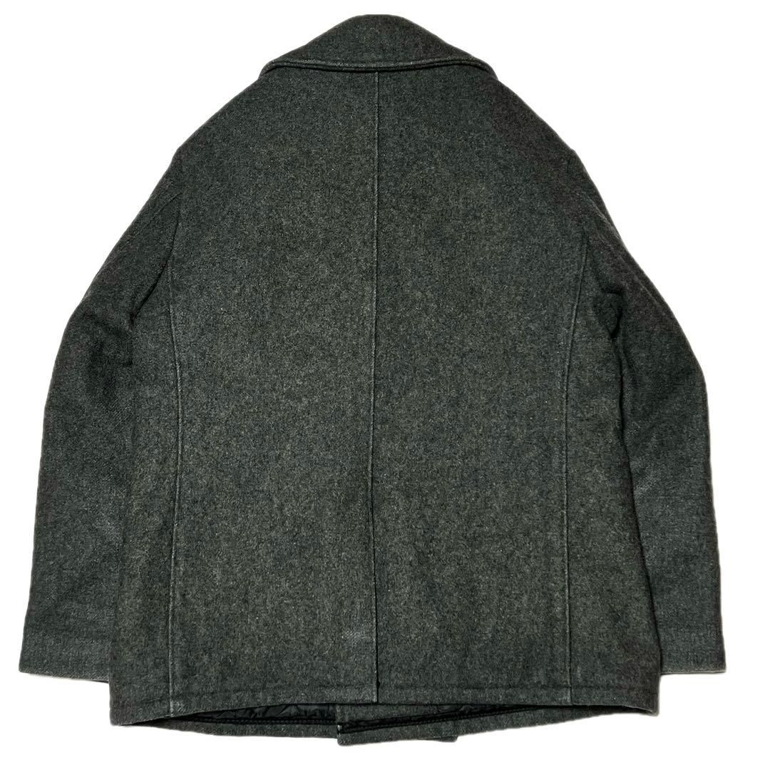 schott USA製 740N Pコート ダークグレー 42 メルトンコート