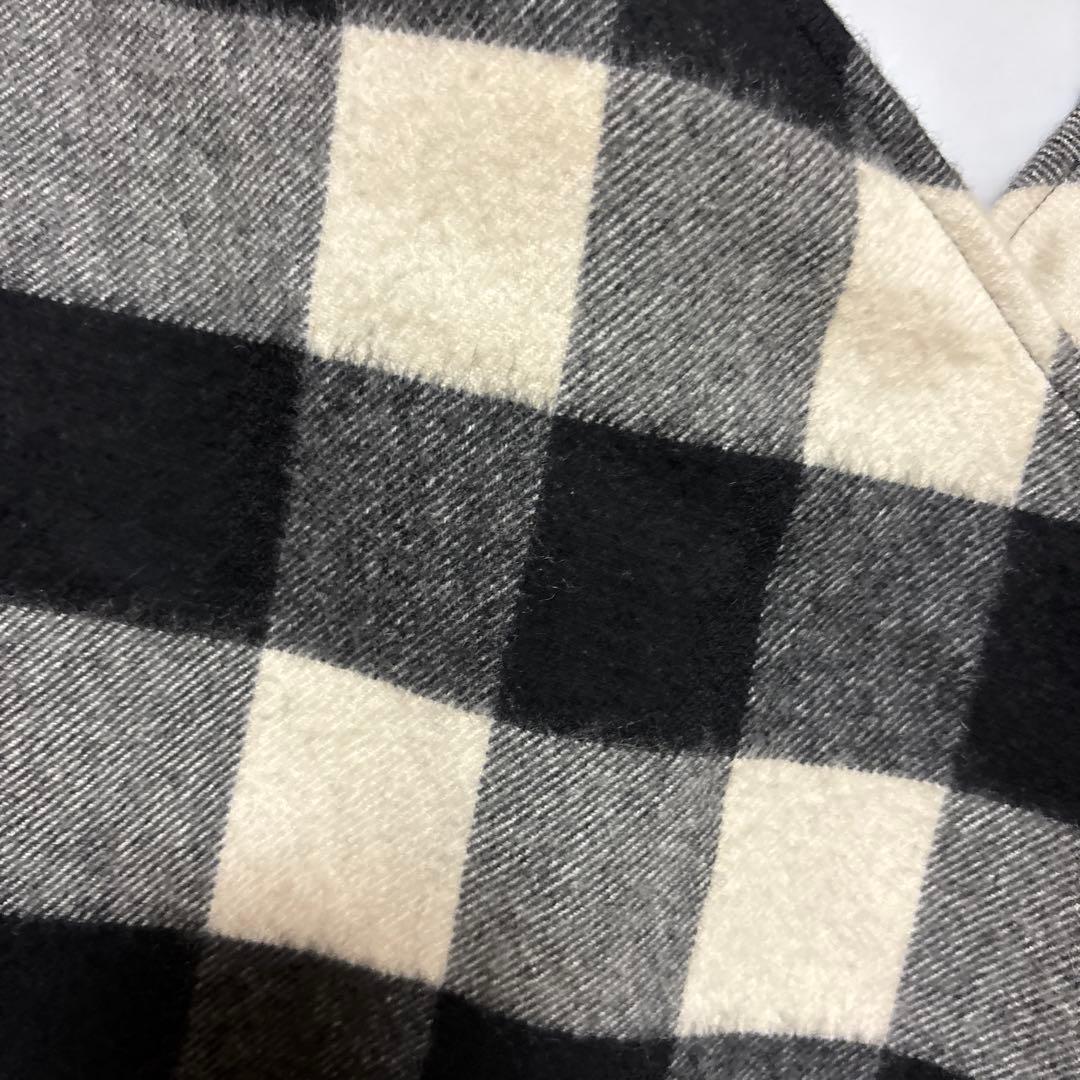 BURBERRY バーバリー カシミヤ100% 三角ストール 人気チェック柄