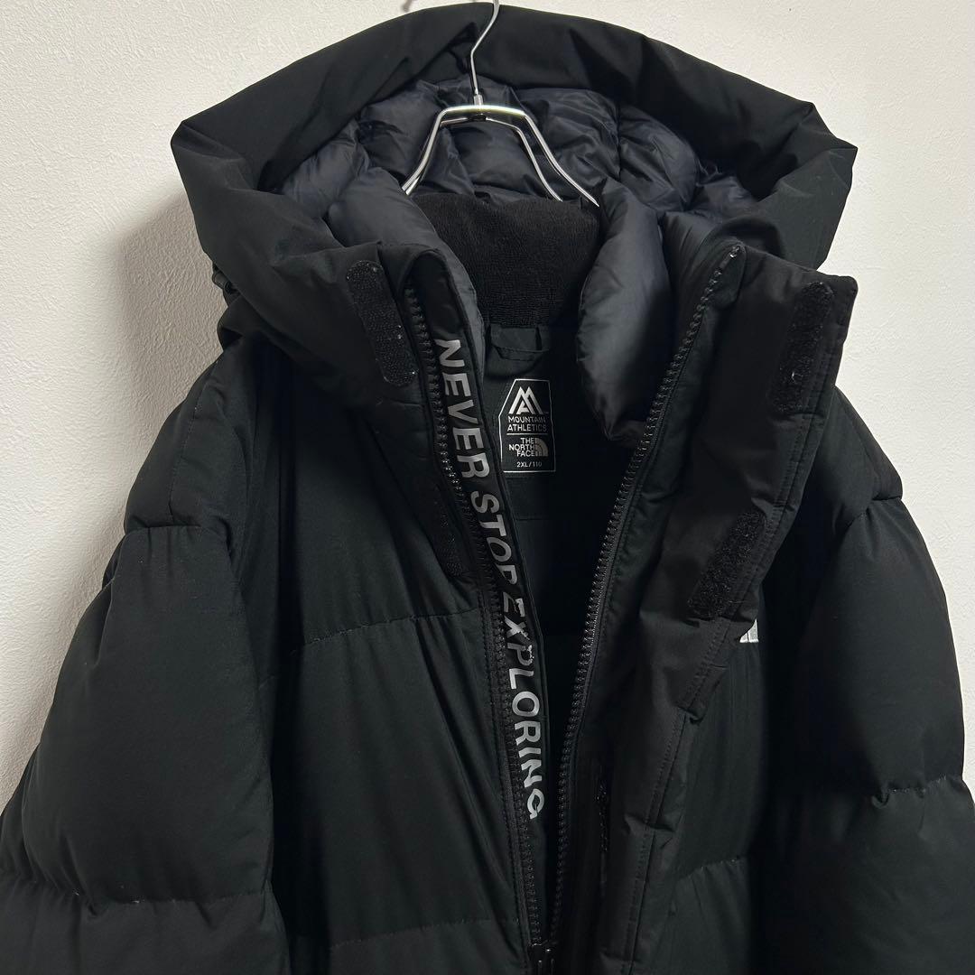 日本未入荷　海外限定　ノースフェイス　ホワイトレーベル　ロングダウンコート 黒