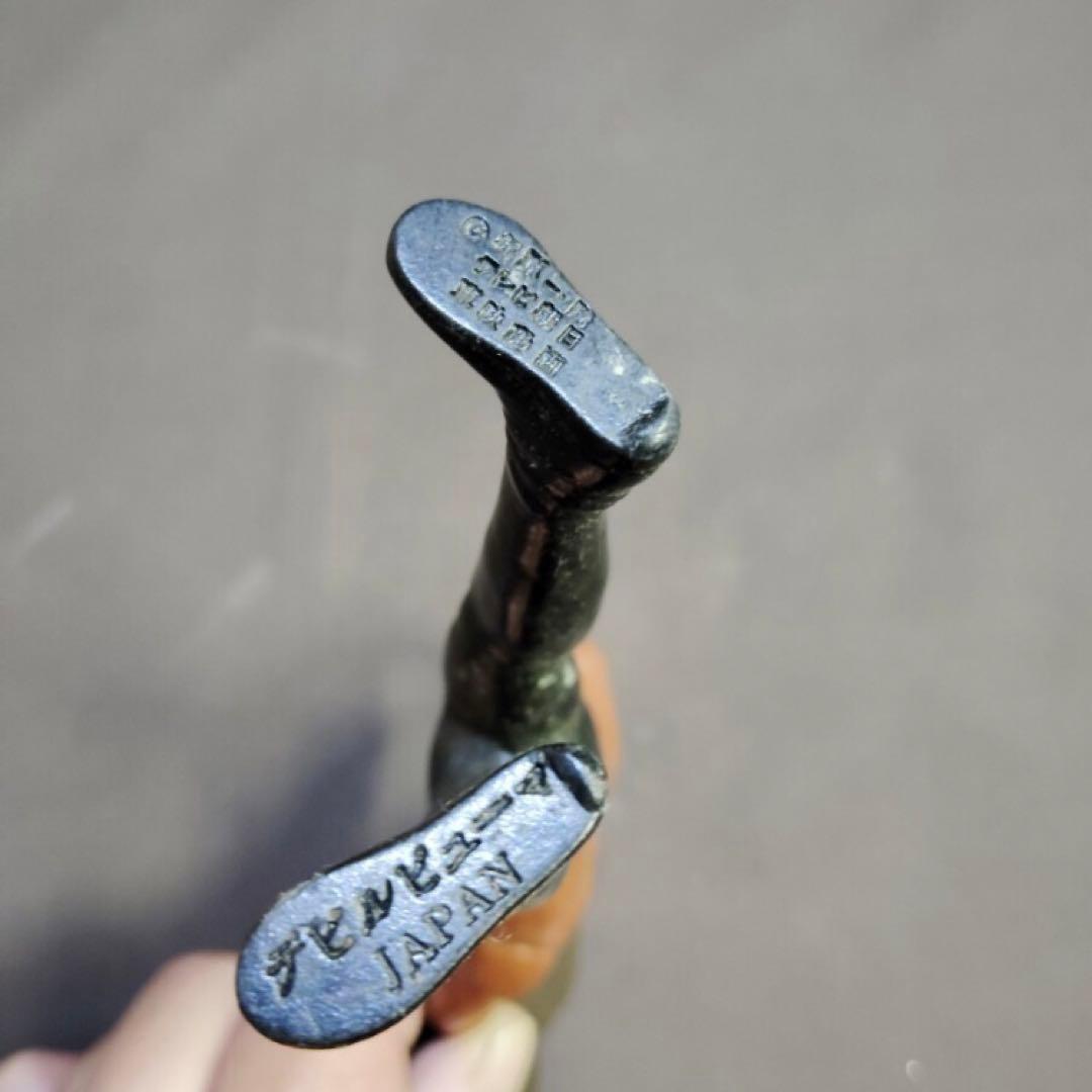 当時物　デビルピューマ　ポピー製　ソフビ　タイガマスク　梶原一樹　テレビ朝日