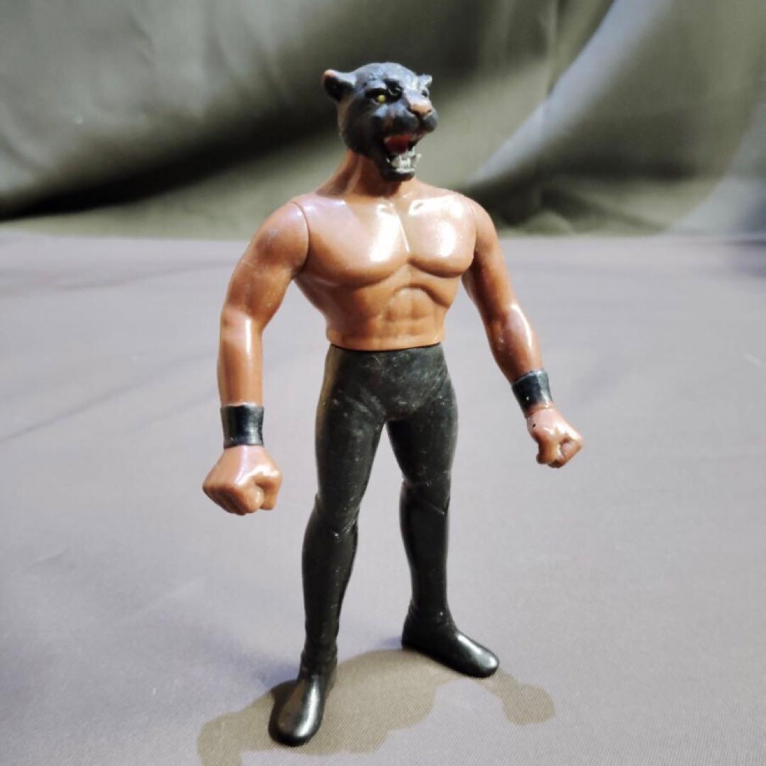 当時物　デビルピューマ　ポピー製　ソフビ　タイガマスク　梶原一樹　テレビ朝日