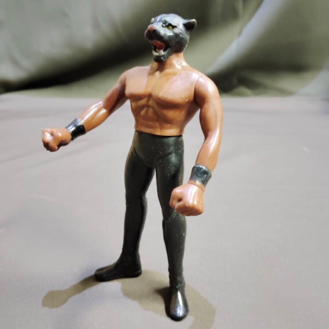 当時物　デビルピューマ　ポピー製　ソフビ　タイガマスク　梶原一樹　テレビ朝日