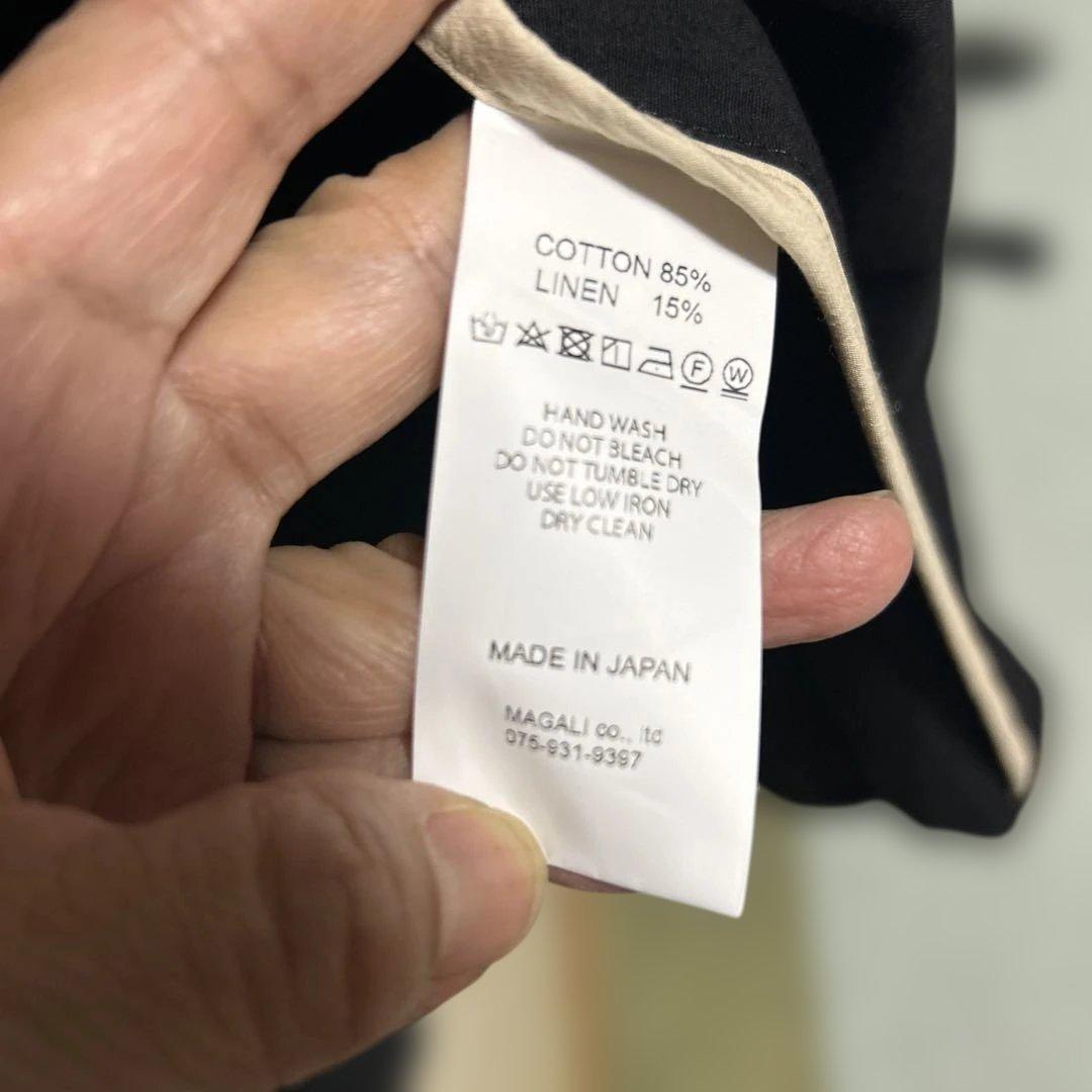 MAGALI ブラック ロングコート