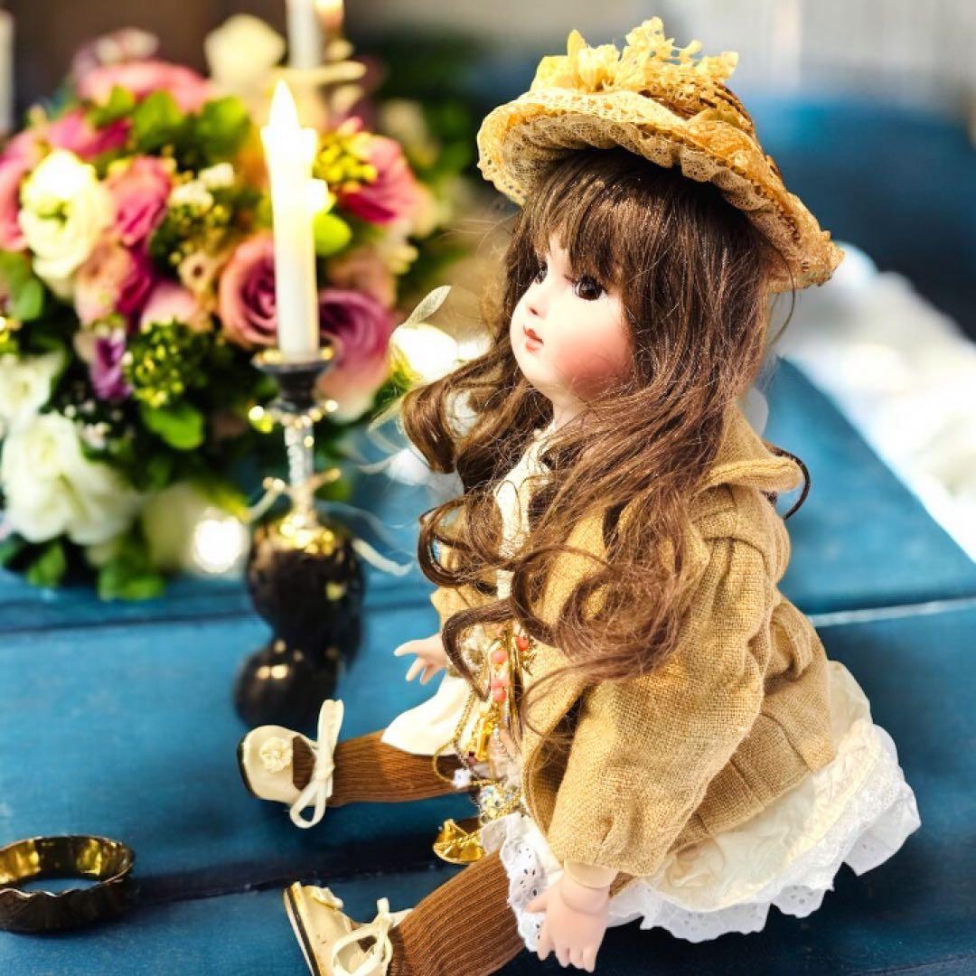 ビスクドール ジュモー トロピカルアイ リプロ ワドレス 帽子