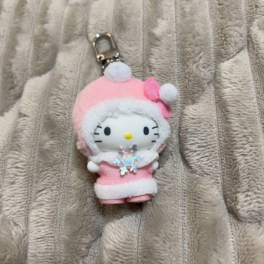 シナモロール 雪の精 ちびっとも サンリオ シークレットキーホルダー