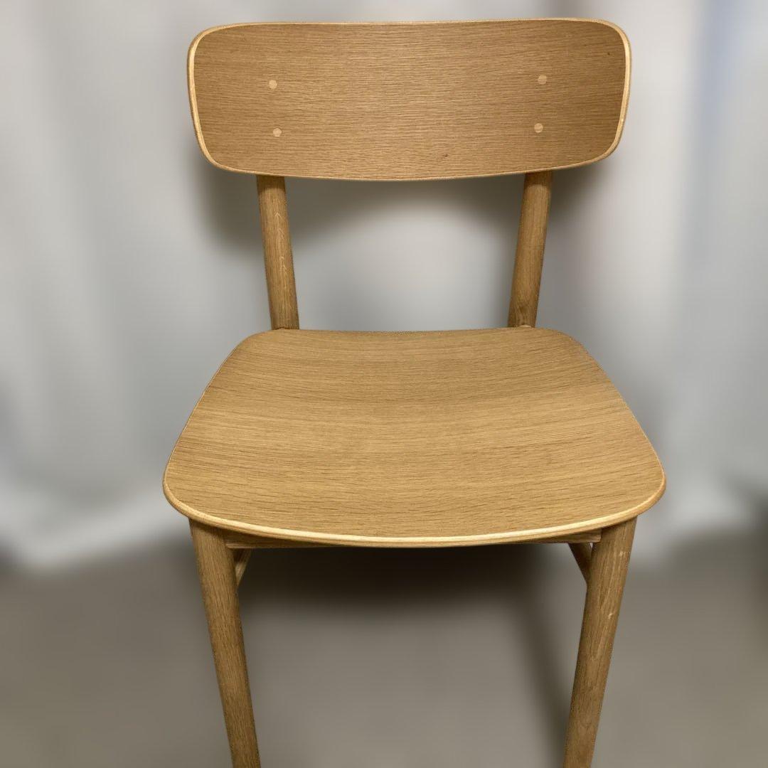 【無印良品】ラウンドチェア オーク材