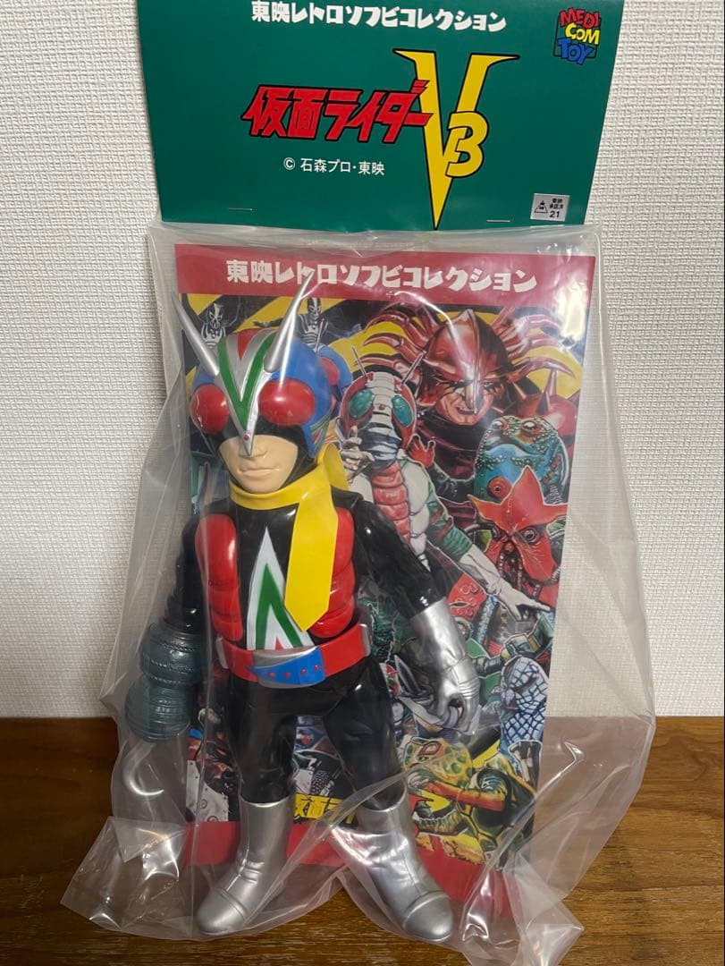 未開封 東映レトロソフビコレクション デストロンライダーマン