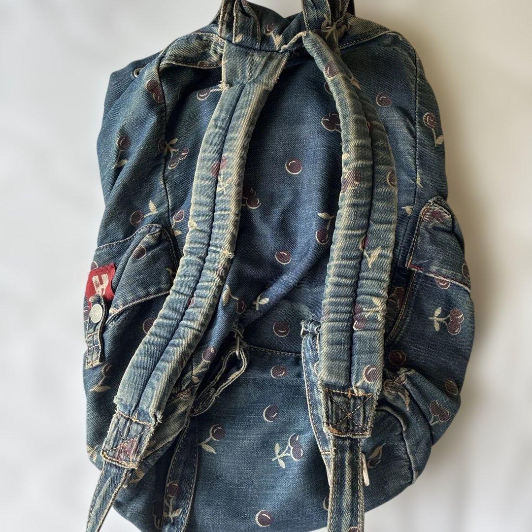 ヒステリックグラマー HYS さくらんぼ チェリー柄 デニム リュック