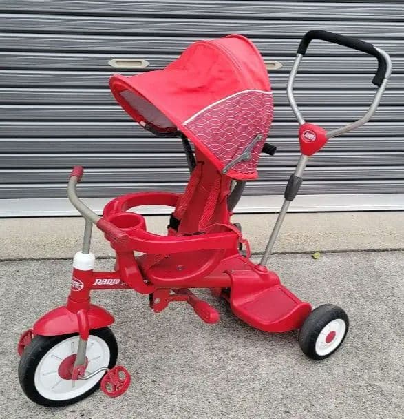 絶版品 RADIO FLYER 三輪車 赤 2人乗り ラジオフライヤー 中古 - メルカリ