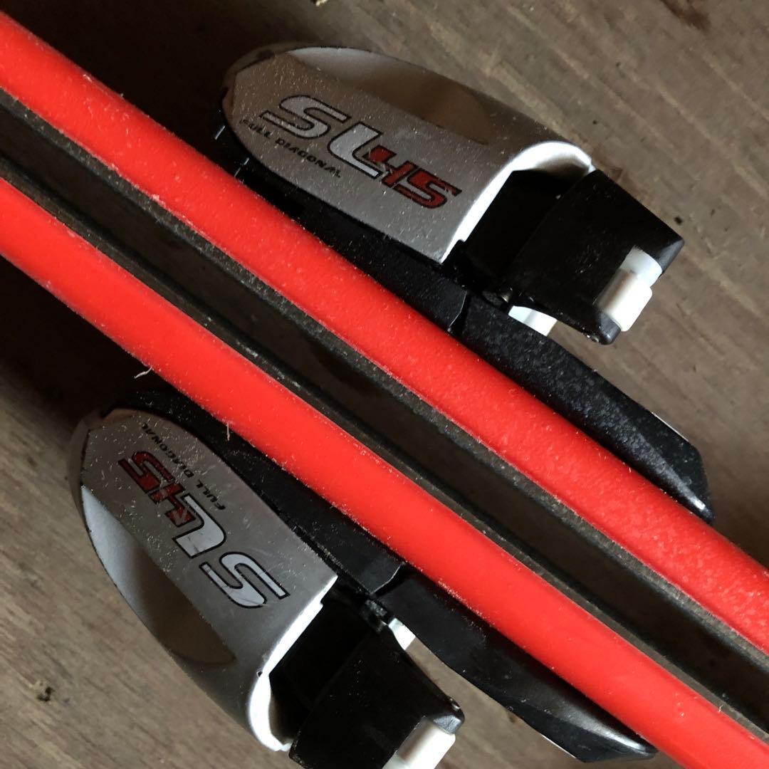 ジュニアスキーセット　スキー板　　ビンディング　ストック　ホルダーベルト