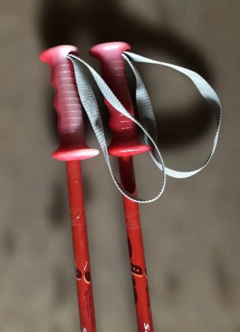 ジュニアスキーセット　スキー板　　ビンディング　ストック　ホルダーベルト