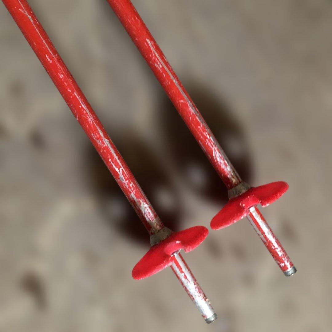 ジュニアスキーセット　スキー板　　ビンディング　ストック　ホルダーベルト