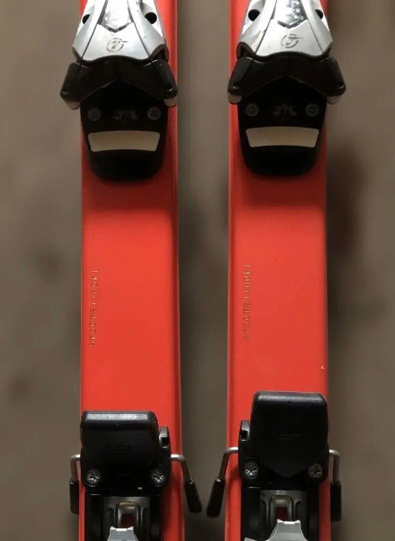 ジュニアスキーセット　スキー板　　ビンディング　ストック　ホルダーベルト