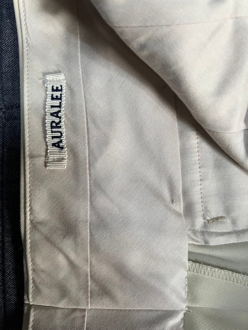 オーラリー　auralee 24ss スラック