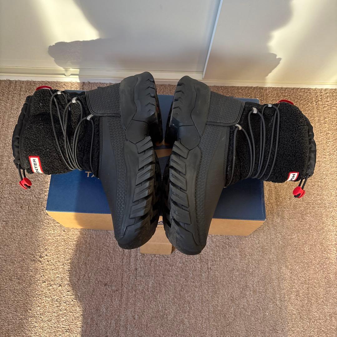 《HUNTER》 BOOT スノーブーツ　ワンダー　ショート　シェルパ